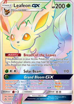 Leafeon GX - Ultra Prism (Secret Rare) [UPR-157]