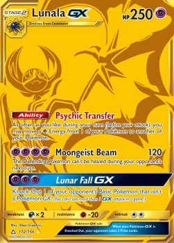 Lunala GX - Ultra Prism (Secret Rare) [UPR-172]