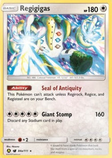 Regigigas - Crimson Invasion (Promo) [CIN-84a]