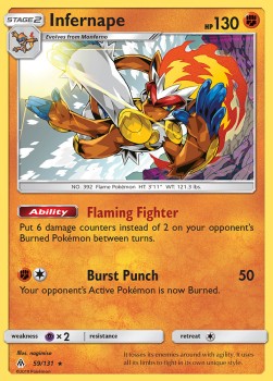 Infernape - Forbidden Light (Holo Rare) [FLI-59]