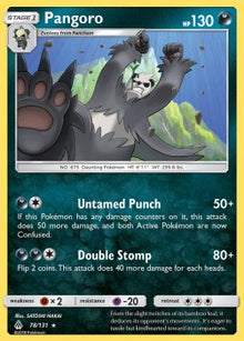 Pangoro - Forbidden Light (Rare) [FLI-78]
