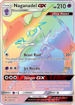 Naganadel GX - Forbidden Light (Secret Rare) [FLI-134]