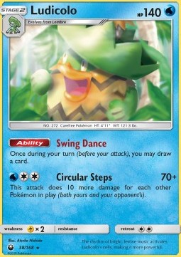 Ludicolo - Celestial Storm (Holo Rare) [CES-38]