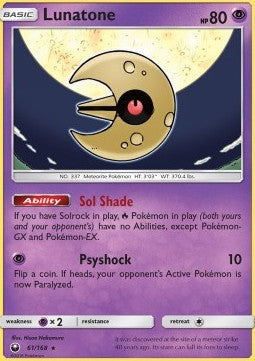 Lunatone - Celestial Storm (Holo Rare) [CES-61]