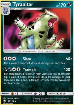 Tyranitar - Celestial Storm (Holo Rare) [CES-87]
