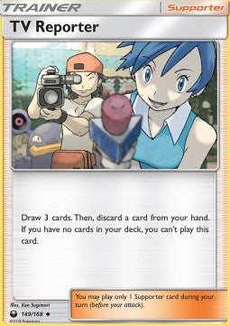 TV Reporter - Celestial Storm (Uncommon) [CES-149]