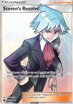 Steven's Resolve - Celestial Storm (Ultra Rare) [CES-165]