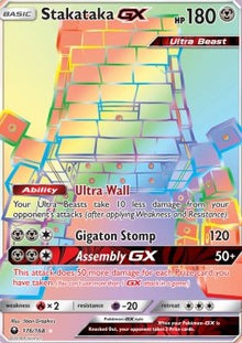 Stakataka GX - Celestial Storm (Secret Rare) [CES-176]
