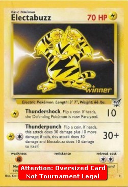 Electabuzz - Best of Game Cards Promos (Oversized) [BEST-1]