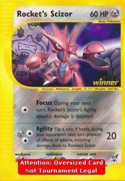 Rocket's Scizor - Best of Game Cards Promos (Oversized) [BEST-4]