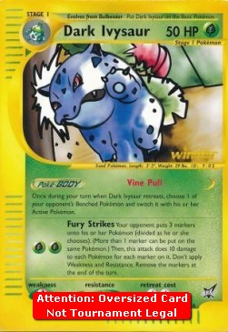 Dark Ivysaur - Best of Game Cards Promos (Oversized) [BEST-6]