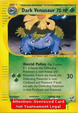 Dark Venusaur - Best of Game Cards Promos (Oversized) [BEST-7]