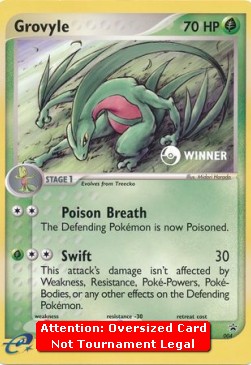 Grovyle - Nintendo Black Star Promos (Oversized) [NP-4]