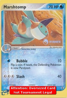 Marshtomp - Nintendo Black Star Promos (Oversized) [NP-11]