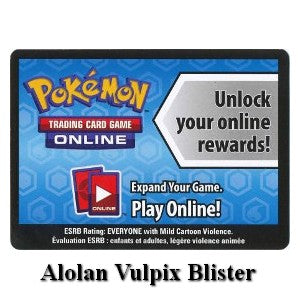 Online Code Card (Alolan Vulpix Blister) - Ultra Prism (Online Code Card)