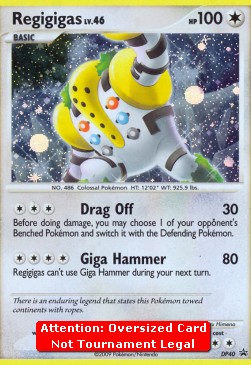 Regigigas Lv.46 - DP Black Star Promos (Oversized) [DPPR-40]