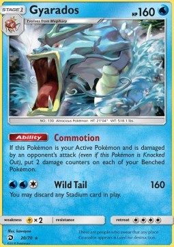 Gyarados - Dragon Majesty (Holo Rare) [DRM-20]