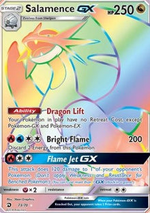 Salamence GX - Dragon Majesty (Secret Rare) [DRM-73]