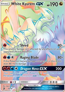 White Kyurem GX - Dragon Majesty (Secret Rare) [DRM-74]