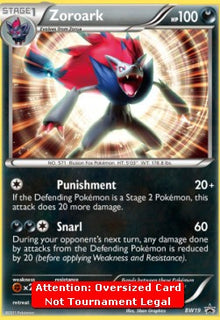 Zoroark - BW Black Star Promos (Oversized) [BW-19]