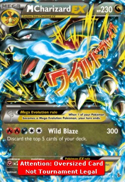 MCharizard EX - Flashfire (Oversized) [FLF-69]
