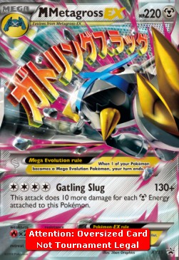 MMetagross EX - XY Black Star Promos (Oversized) [XYPR-35]