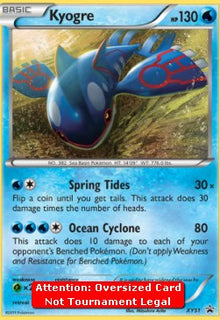 Kyogre - XY Black Star Promos (Oversized) [XYPR-51]