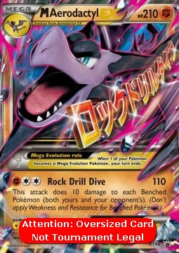 MAerodactyl EX - XY Black Star Promos (Oversized) [XYPR-98]