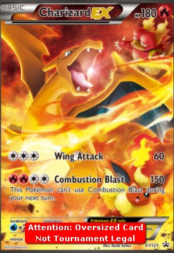 Charizard EX - XY Black Star Promos (Oversized) [XYPR-121]