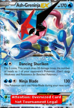 Ash-Greninja EX - XY Black Star Promos (Oversized) [XYPR-133]