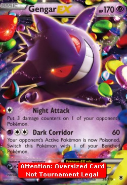 Gengar EX - Phantom Forces (Oversized) [PHF-34]