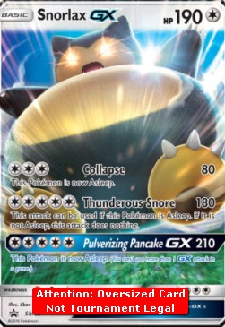 Snorlax GX - SM Black Star Promos (Oversized) [SM-05]