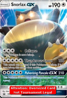 Snorlax GX - SM Black Star Promos (Oversized) [SM-05]
