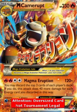 M Camerupt EX - XY Black Star Promos (Oversized) [XYPR-198]