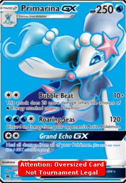 Primarina GX - SM Black Star Promos (Oversized) [SM-39]