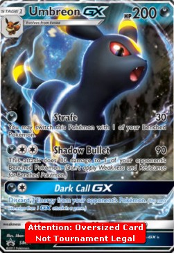 Umbreon GX - SM Black Star Promos (Oversized) [SM-36]