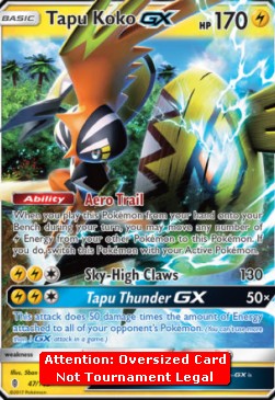 Tapu Koko GX - Guardians Rising (Oversized) [GRI-47]
