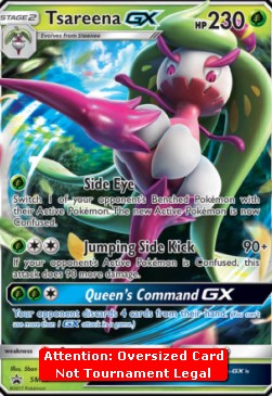 Tsareena GX - SM Black Star Promos (Oversized) [SM-56]
