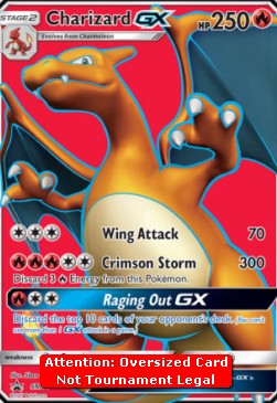 Charizard GX - SM Black Star Promos (Oversized) [SM-60]
