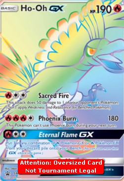 Ho-Oh GX - SM Black Star Promos (Oversized) [SM-80]