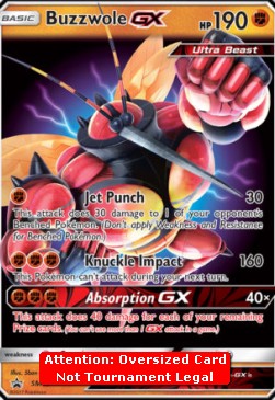 Buzzwole GX - SM Black Star Promos (Oversized) [SM-69]