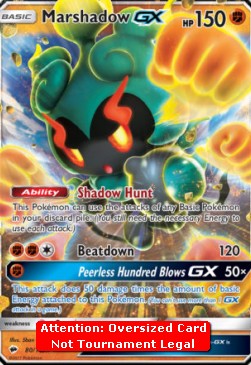 Marshadow GX - Burning Shadows (Oversized) [BUS-80]