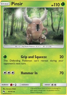 Pinsir - Lost Thunder (Uncommon) [LOT-4]