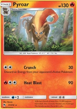 Pyroar - Lost Thunder (Rare) [LOT-51]