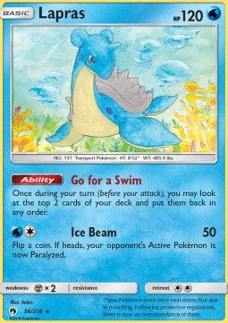 Lapras - Lost Thunder (Rare) [LOT-56]