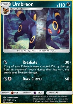 Umbreon - Lost Thunder (Rare) [LOT-120]