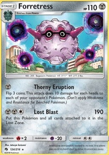 Forretress - Lost Thunder (Rare) [LOT-124]