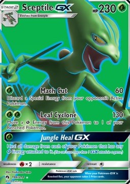 Sceptile GX - Lost Thunder (Ultra Rare) [LOT-196]
