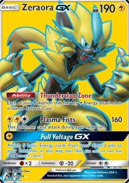 Zeraora GX - Lost Thunder (Ultra Rare) [LOT-201]