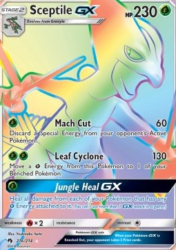 Sceptile GX - Lost Thunder (Secret Rare) [LOT-216]